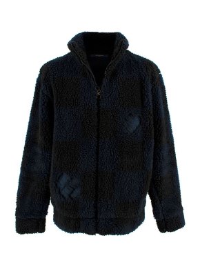 Louis Vuitton Black and Navy Teddy Jacket