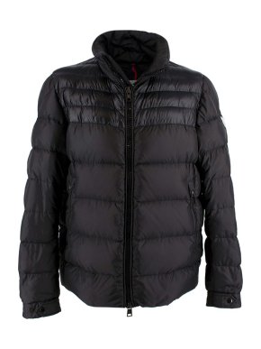 Moncler Black Quilted Down Puffer Coat