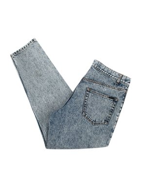 Saint Laurent Etienne Heavy Marble Blue Washed Jeans