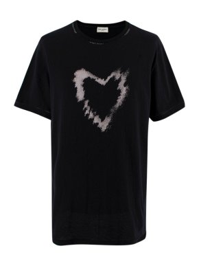 Saint Laurent Heart Print T-shirt