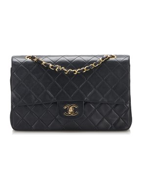 Chanel Lambskin Quilted Medium Double Flap Bag