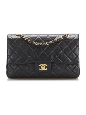 Chanel Lambskin Quilted Medium Double Flap Bag
