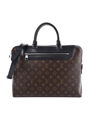 Louis Vuitton Monogram Macassar Porte-Documents Jour Briefcase