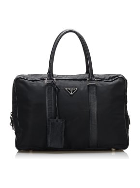 Prada Black Tessuto Business Bag
