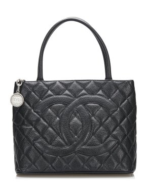 Chanel Caviar Quilted Medallion Tote Bag