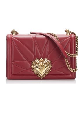 Dolce & Gabbana Medium Devotion Quilted Shoulder Bag