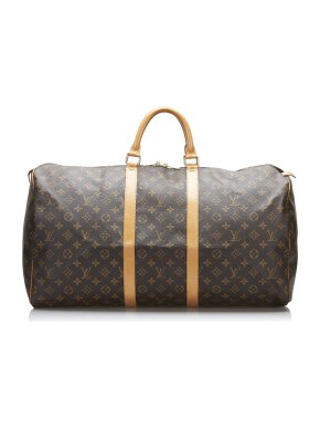 Louis Vuitton Monogram Keepall 55 Duffle Bag