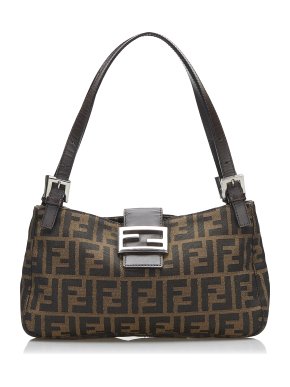 Fendi Zucca Baguette Shoulder Bag