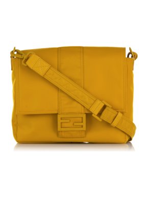 Fendi Medium Baguette Messenger Crossbody Bag