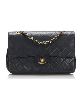 Chanel Lambskin Quilted Medium Double Flap Bag