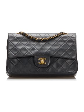 Chanel Lambskin Quilted Medium Double Flap Bag