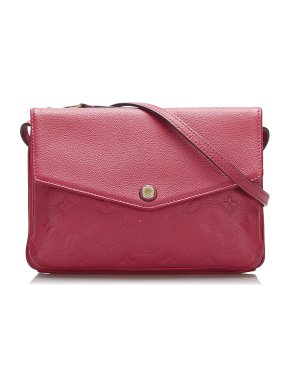 Louis Vuitton Pink Monogram Empreinte Twice Crossbody Bag