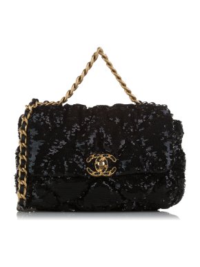 Chanel Medium CC Quilted Sequin 19 Bag
