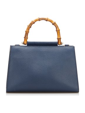 Gucci Small Bamboo Nymphaea Satchel