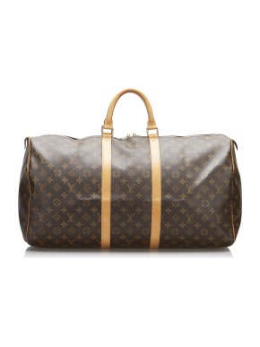 Louis Vuitton Monogram Keepall 55 Duffle Bag