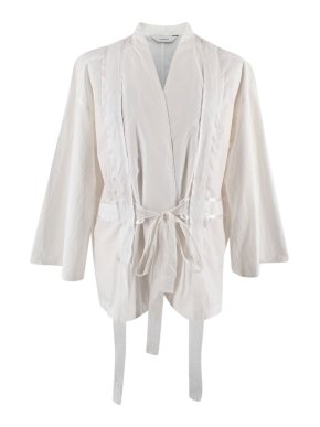 Sasquatchfabrix White Cotton Tie Shirt