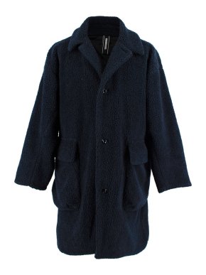 Neighborhood Navy Teddy Borg Oversized Jacket