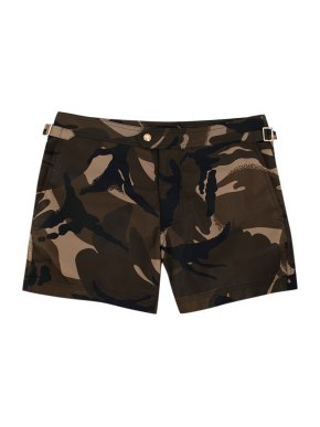 Tom Ford Camouflage Print Swim Shorts