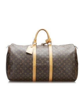 Louis Vuitton Monogram Keepall 55 Duffle Bag