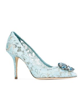 Dolce & Gabbana Aqua Bellucci Crystal Pumps