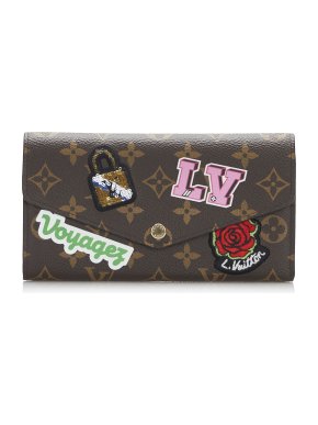 Louis Vuitton Monogram Patches Sarah Wallet