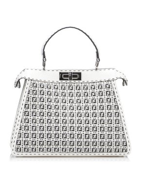 Fendi Medium Selleria Peekaboo ISeeU Top Handle Bag