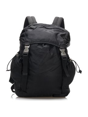 Prada Black Tessuto Backpack