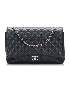 Chanel Caviar Quilted Maxi Double Flap Bag