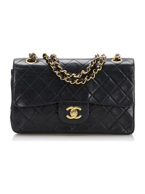 Chanel Lambskin Quilted Small Double Flap Bag