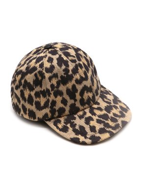 Dior Mizza Leopard Jacquard Cap - Size 56