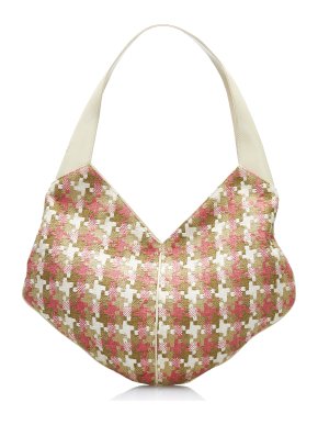 Loewe Multi Checked Canvas Hobo Bag