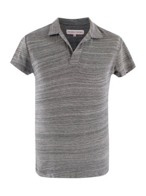 Orlebar Brown Felix Pique Melange Polo Shirt