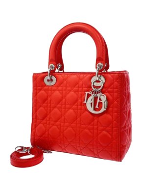 Medium Cannage Lady Dior Bag