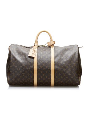 Louis Vuitton Monogram Keepall 55 Duffle Bag