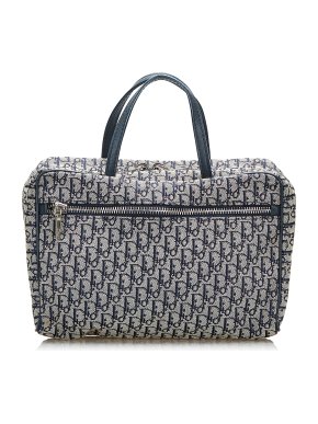 Dior Oblique Canvas Boston Bag