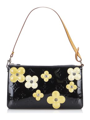 Louis Vuitton Monogram Vernis Lexington Fleurs Pochette