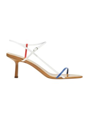Bare Colourblock Leather Sandals