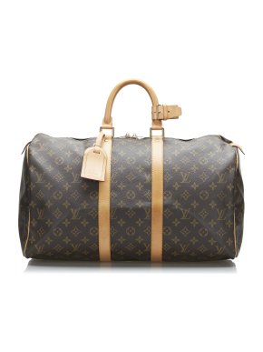 Louis Vuitton Monogram Keepall 55 Duffle Bag