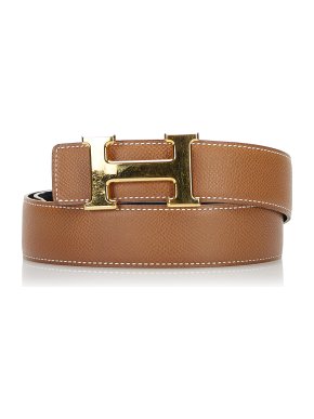 Hermes Constance Reversible Belt 85