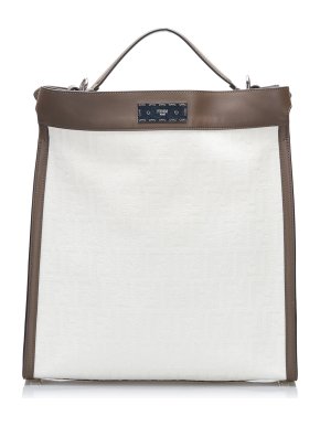 Fendi Medium Zucca Peekaboo X-Lite Satchel