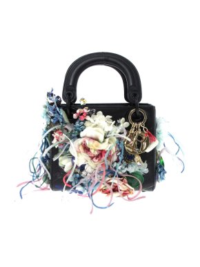 Limited Edition Gigi Sue Floral Embellished Mini Lady Dior