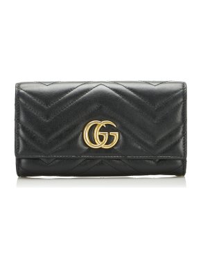 Gucci GG Marmont Matelasse Long Wallet
