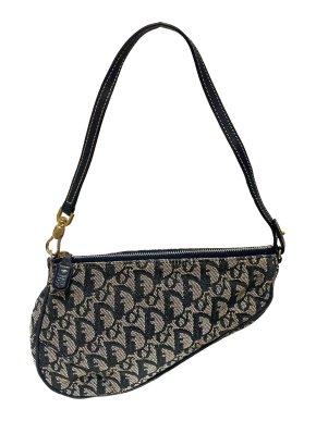 Dior Oblique Canvas Mini Saddle Bag