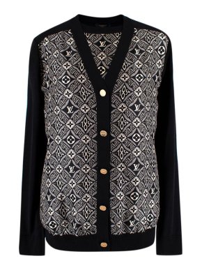 Louis Vuitton LV '1854' Monogram Knitted Cardigan and Top 2pc