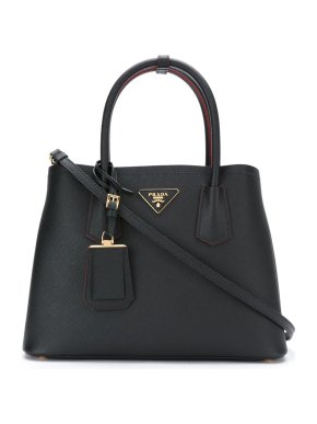 Prada Saffiano Cuir Bibliotheque Tote Bag