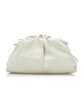 Bottega Veneta The Mini Pouch Leather Clutch