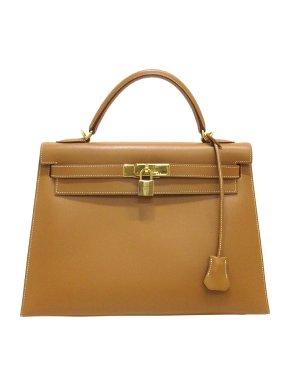 Hermes Vache Natural Kelly Sellier 32 GHW