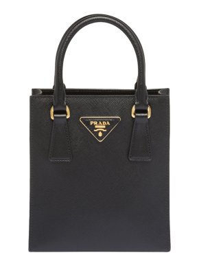 Prada Black Saffiano Tote Bag