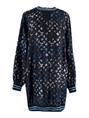 Louis Vuitton Mahina Monogram Sporty Sweater Dress