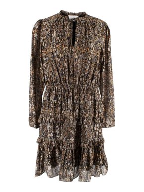 Ba&Sh Lady Multicoloured Metallic Tea Dress
